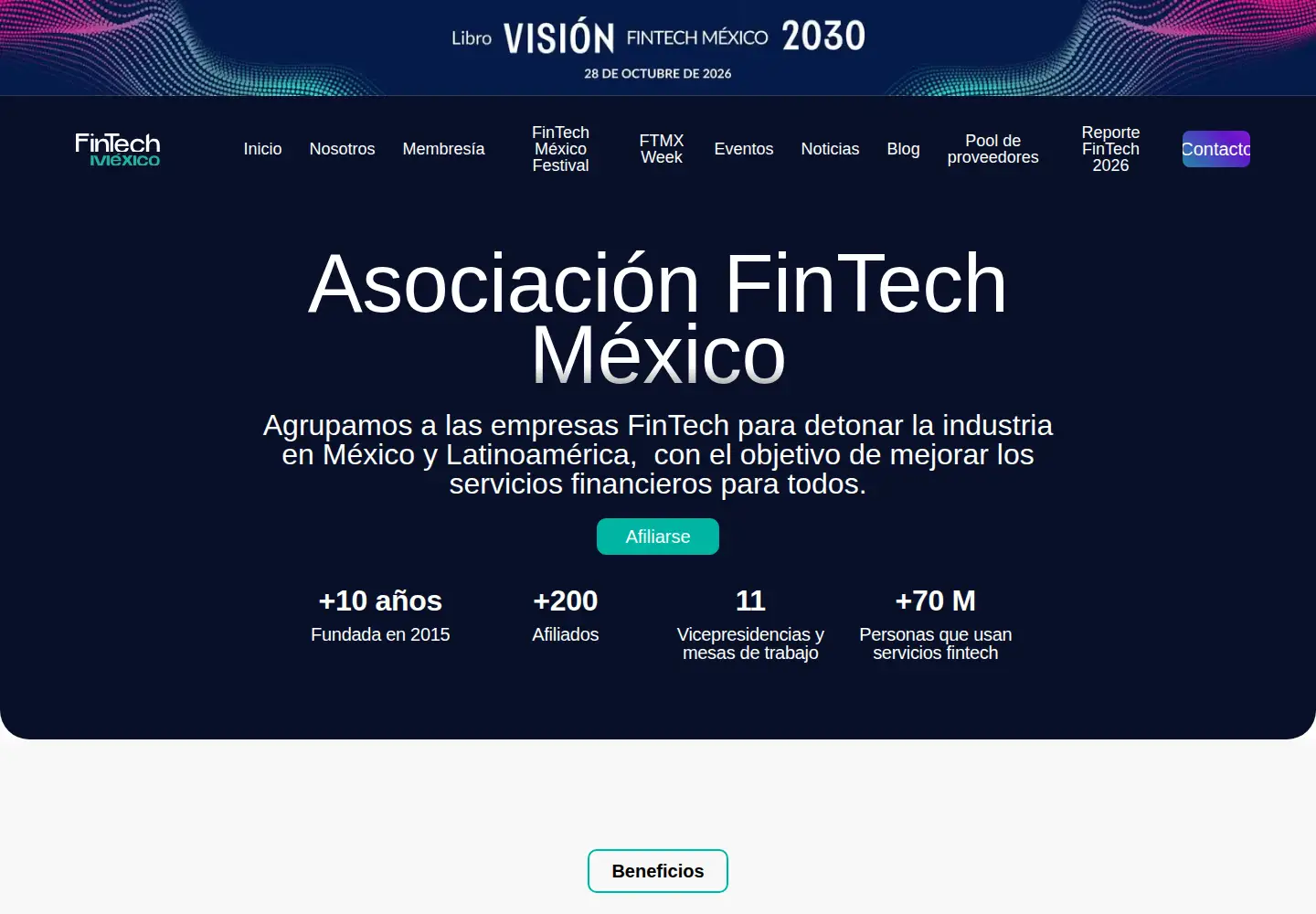 Screenshot of fintechmexico.org