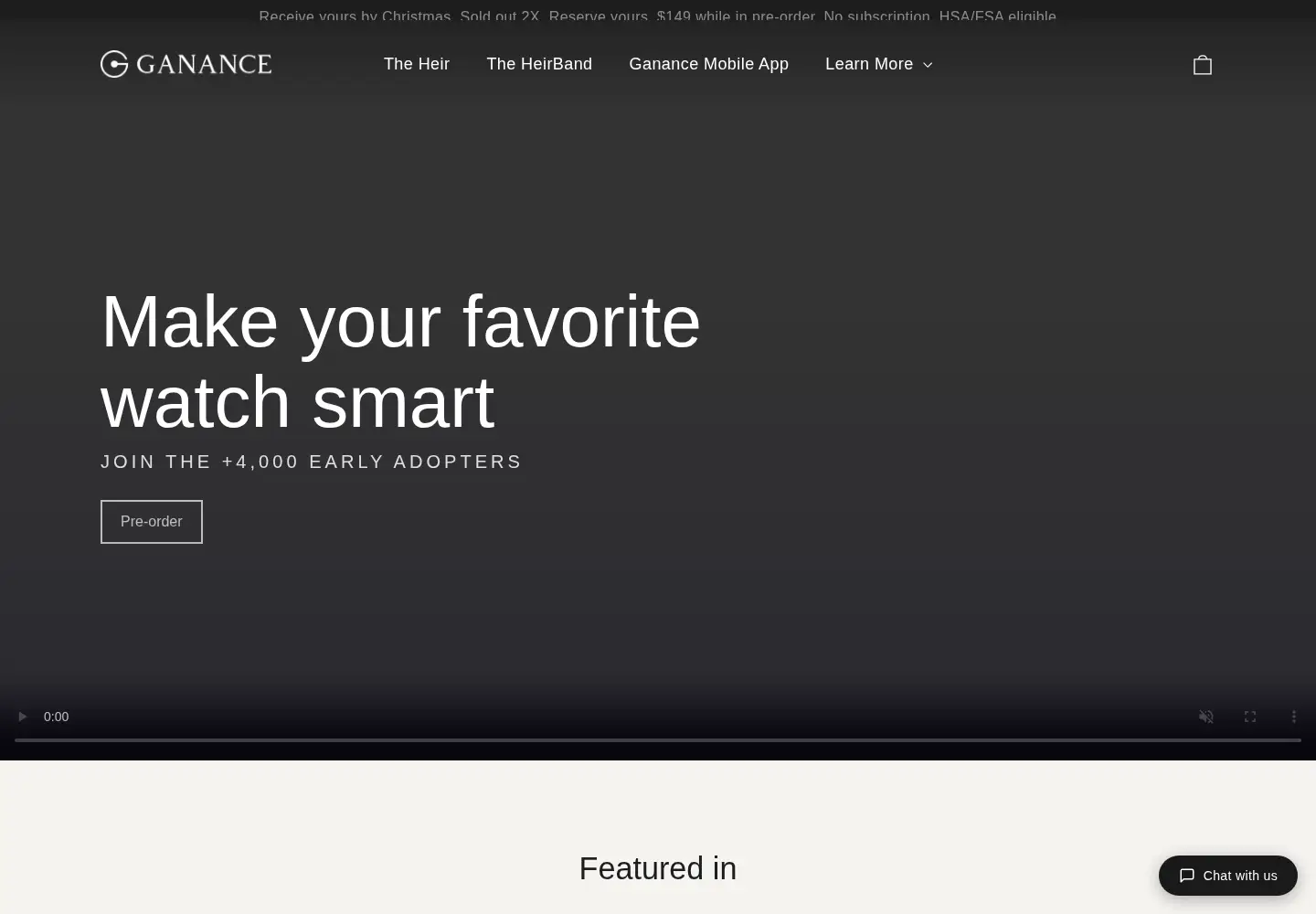 Screenshot of ganance.com