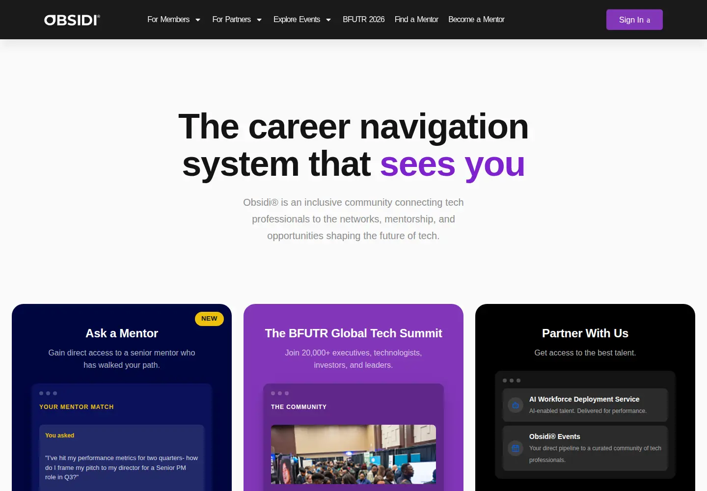 Screenshot of obsidi.com