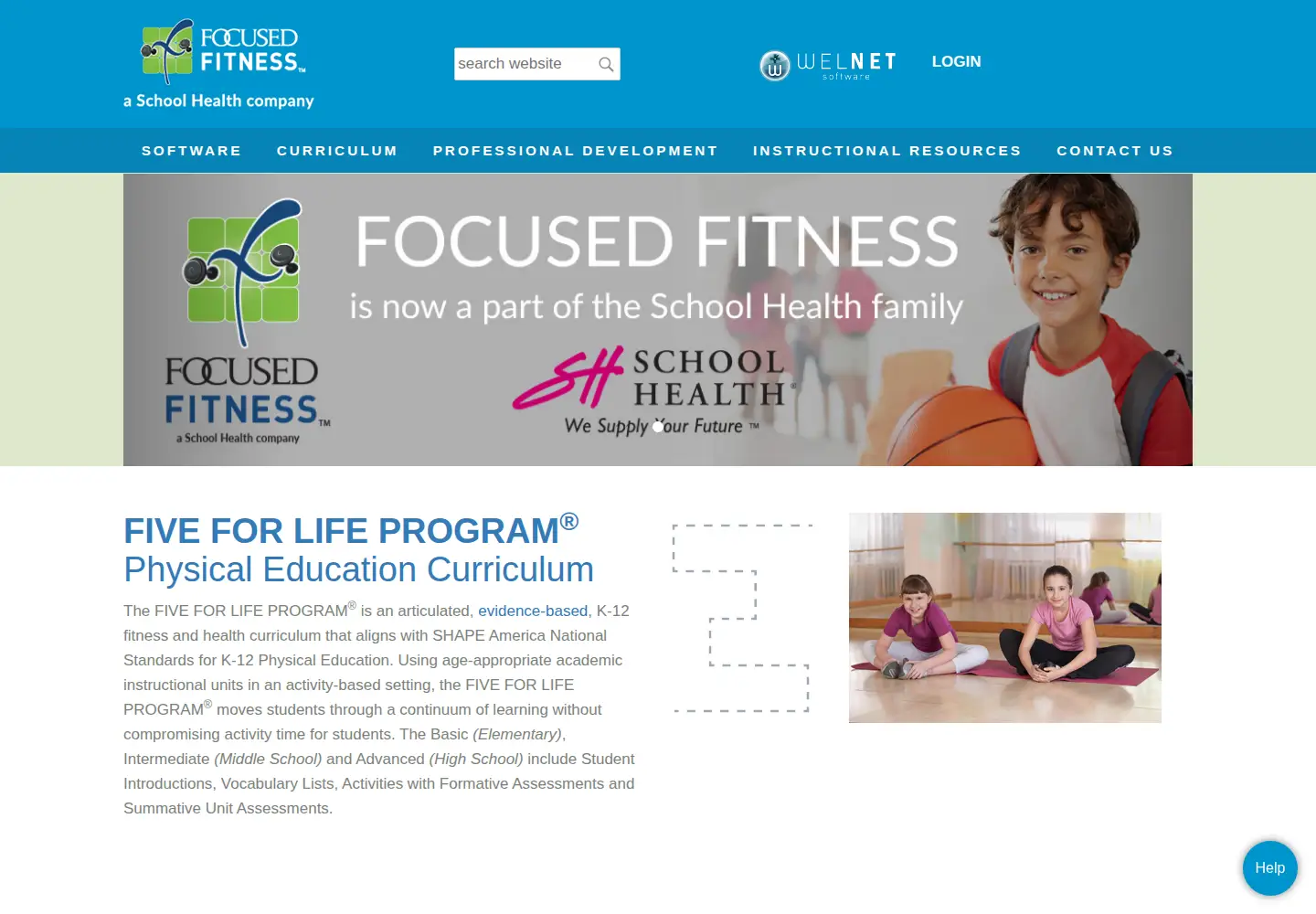 Screenshot of focusedfitness.org