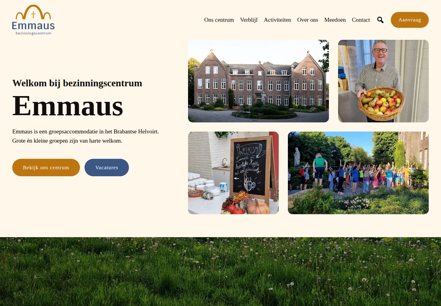 Captured homepage of emmausbezinningscentrum.nl in the current scan