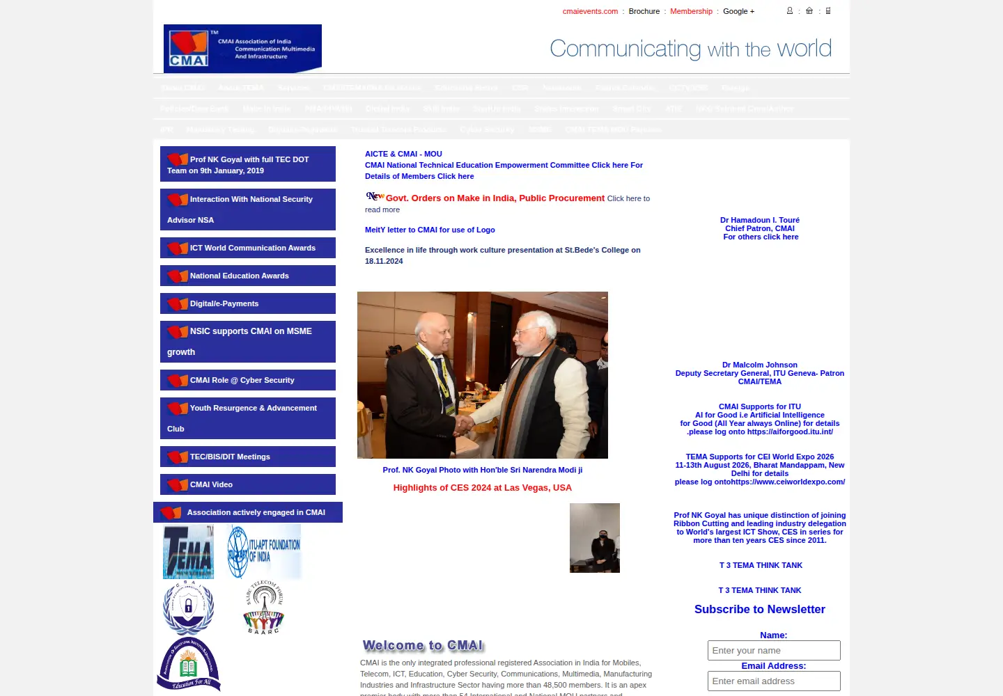 Screenshot of cmai.asia