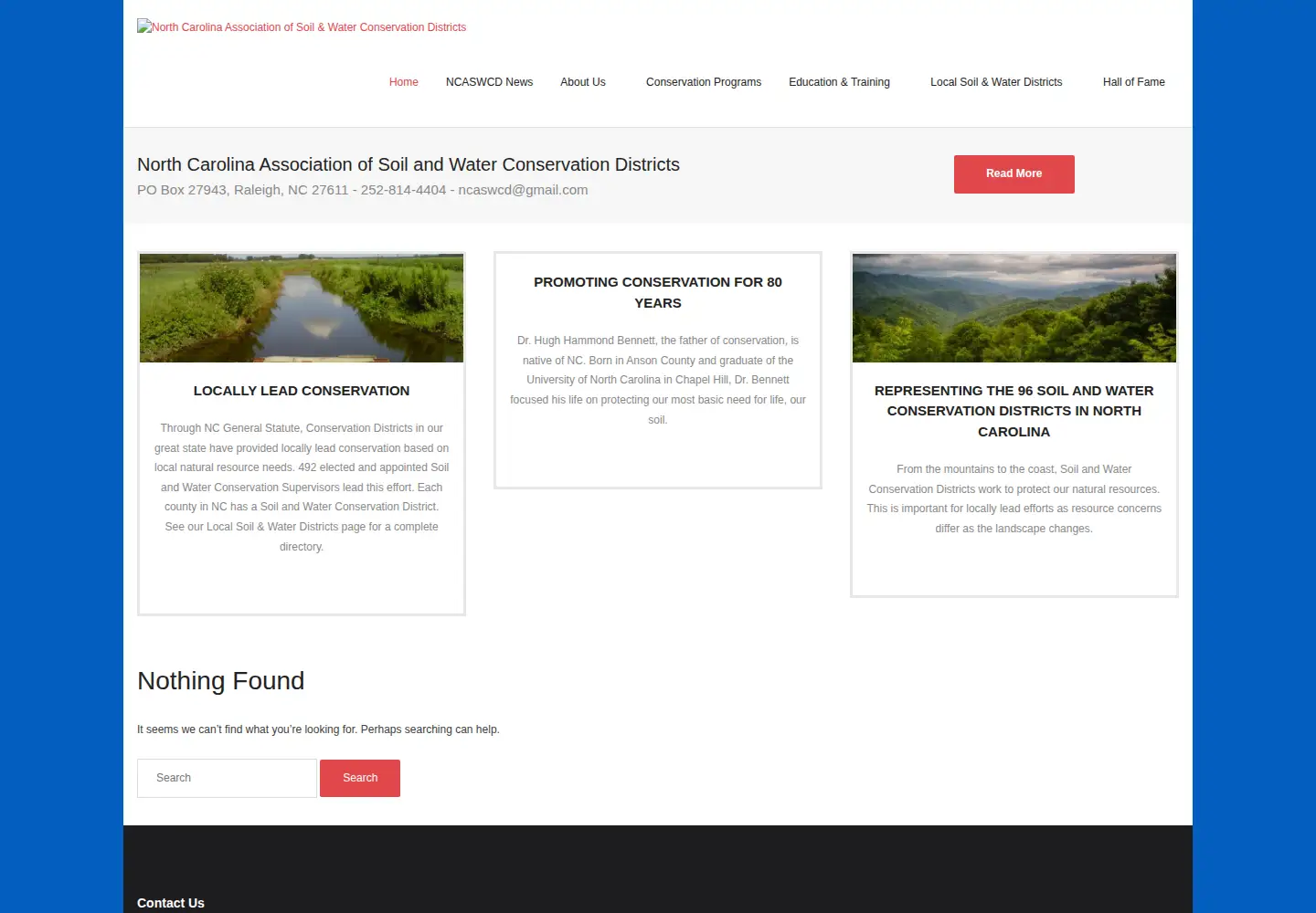 Screenshot of ncaswcd.org