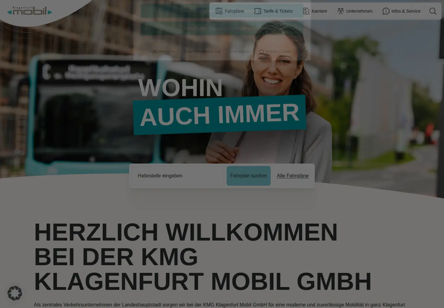 Screenshot of klagenfurtmobil.at
