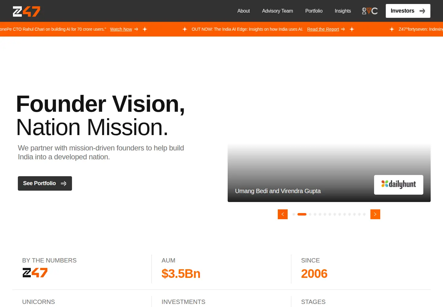 Screenshot of z47.com