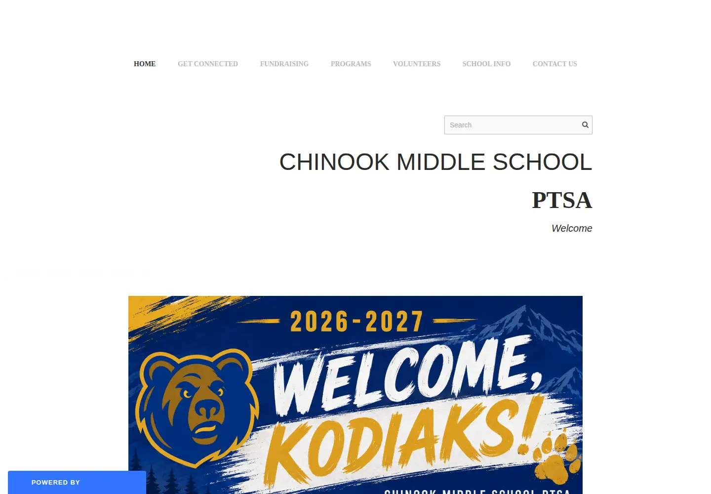 Screenshot of chinookptsa.org