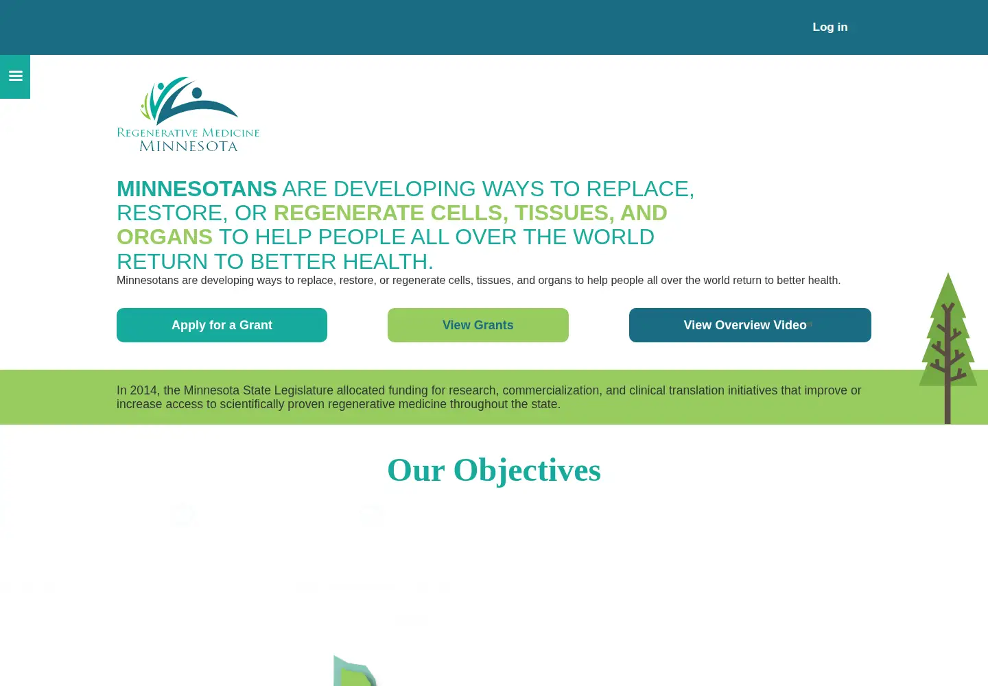 Screenshot of regenmedmn.org