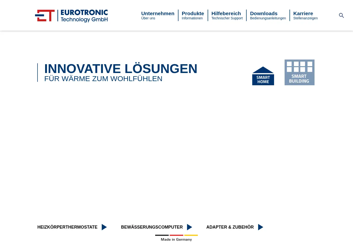 Captured homepage of eurotronic.org in the current scan