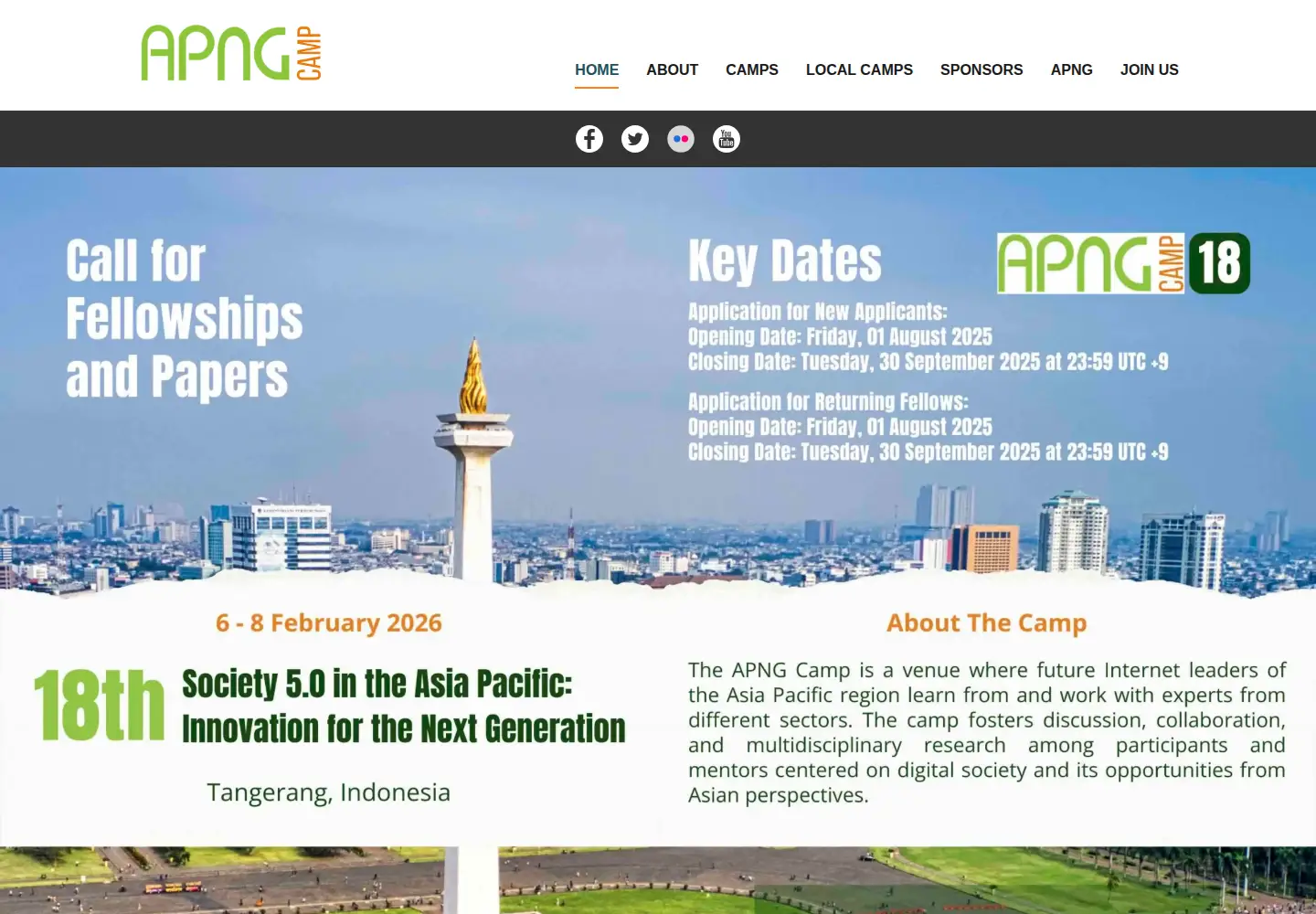 Screenshot of apngcamp.asia