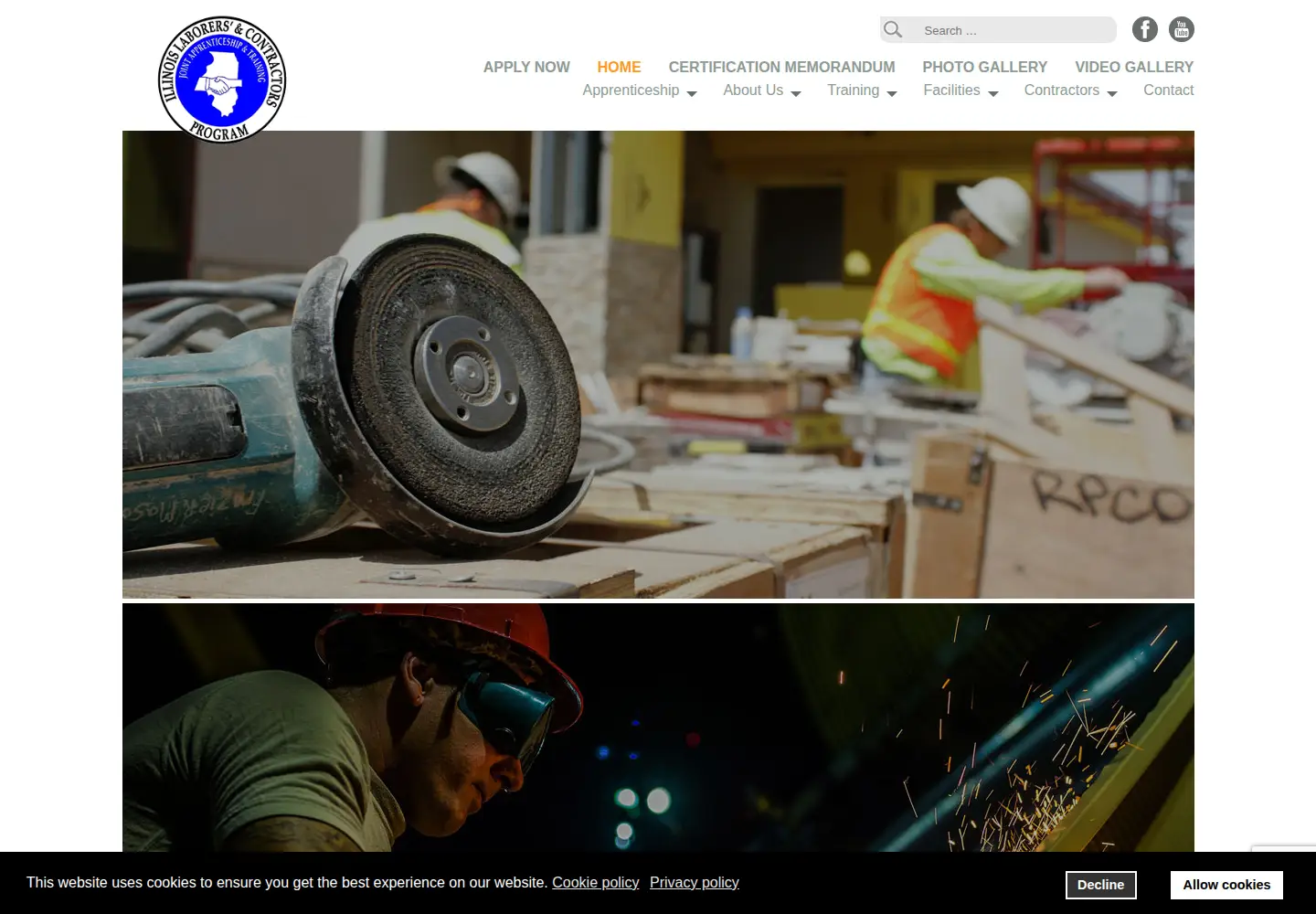 Screenshot of illaborers.org