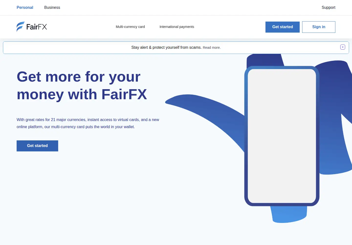 Screenshot of fairfx.com