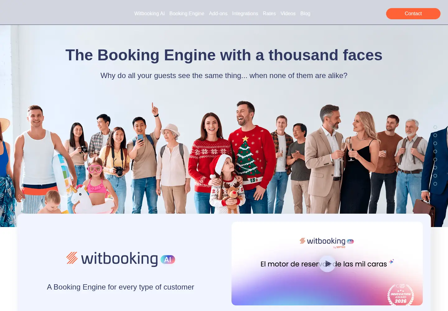 Screenshot of witbooking.com