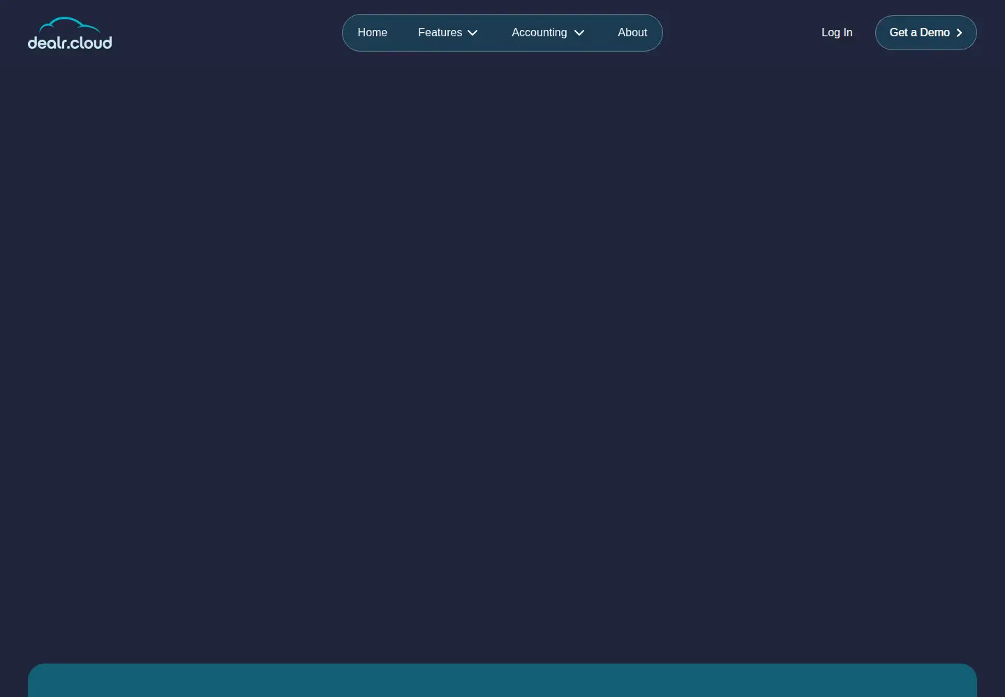 Screenshot of dealr.cloud