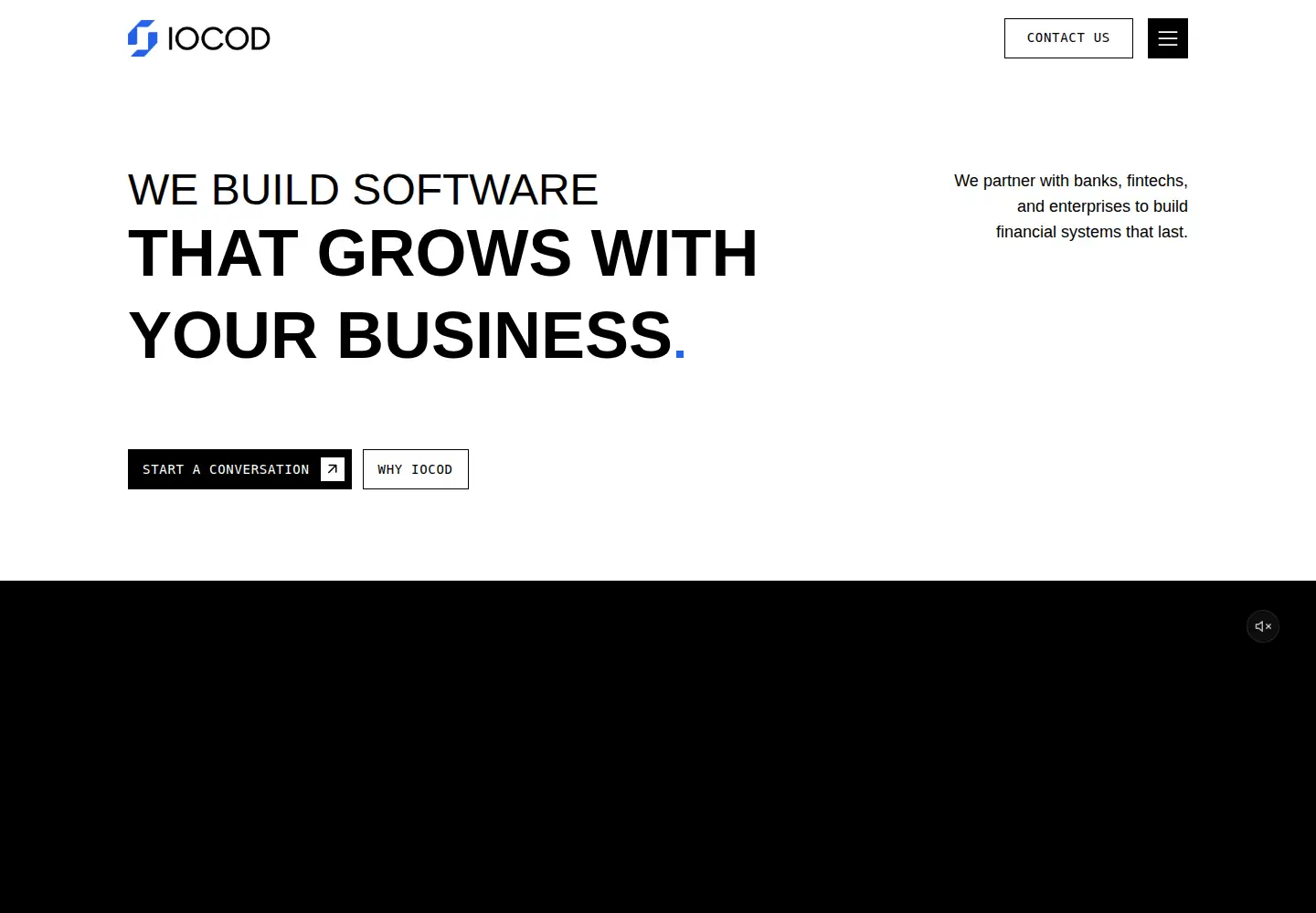 Captured homepage of iocod.com in the current scan