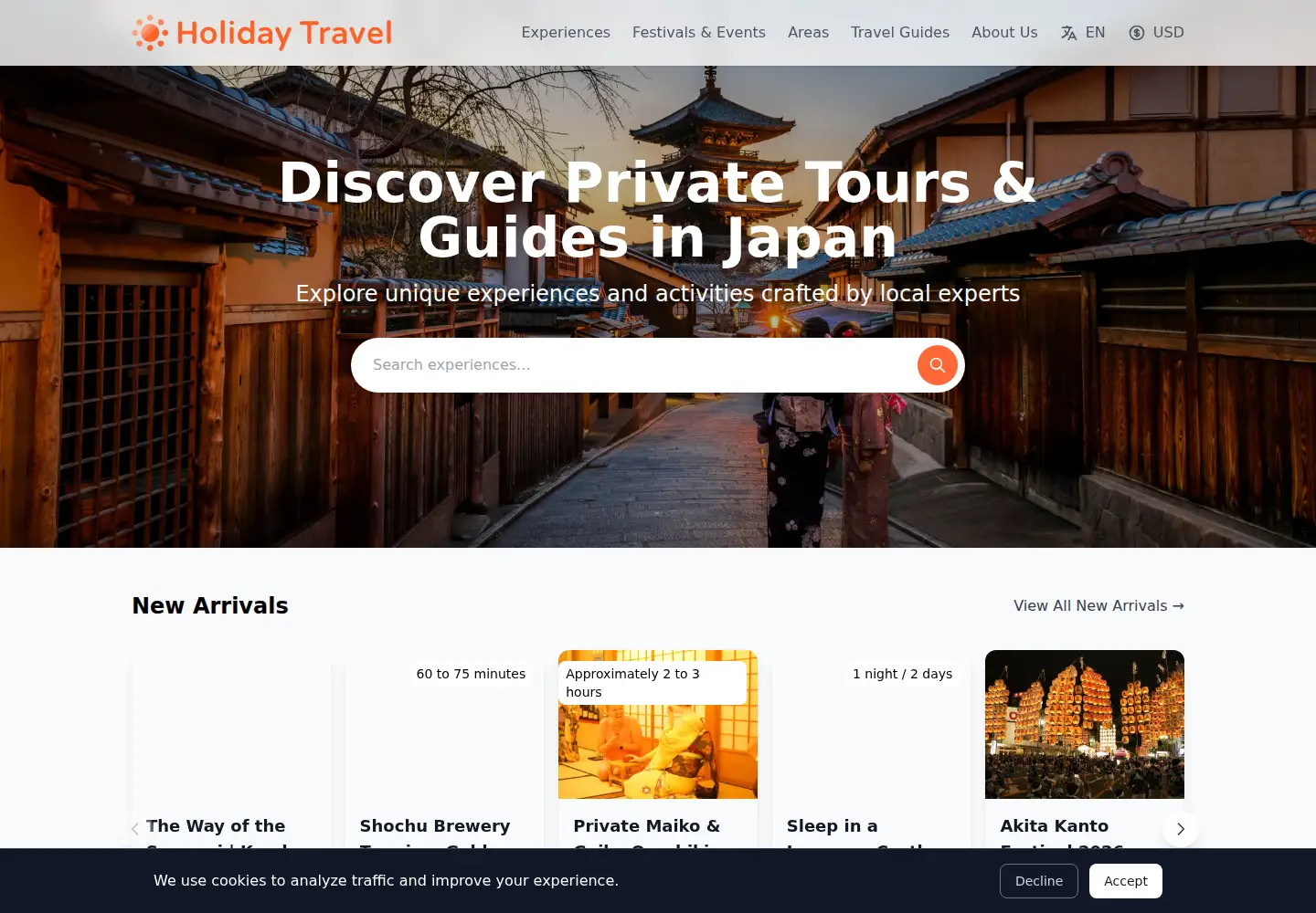Captured homepage of haveagood-holiday.com in the current scan