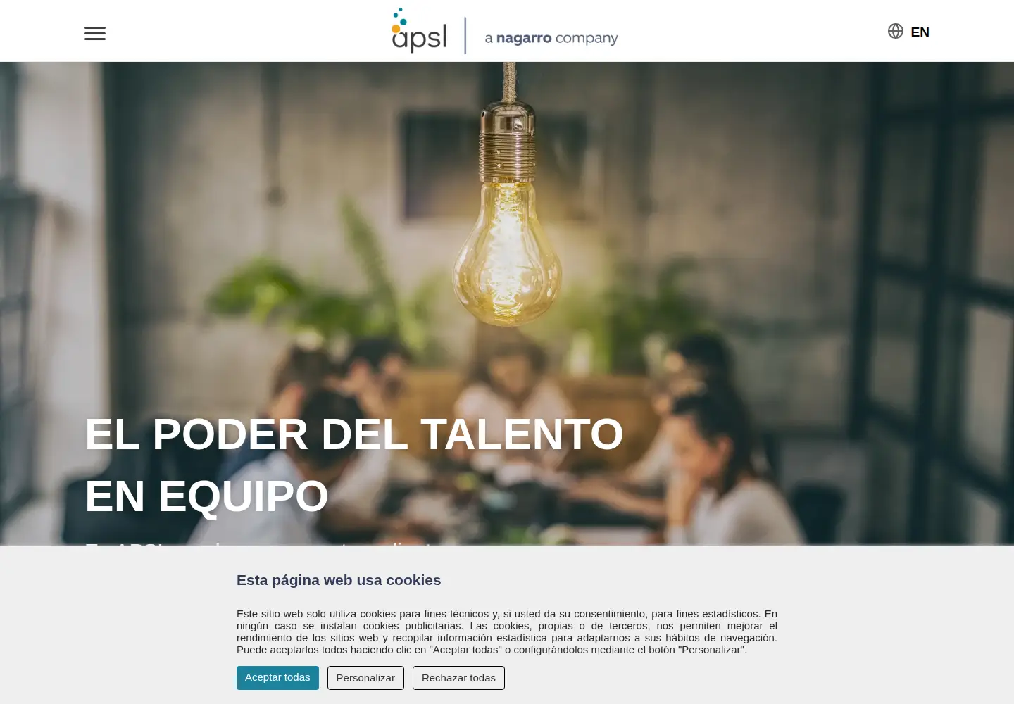 Screenshot of apsl.net