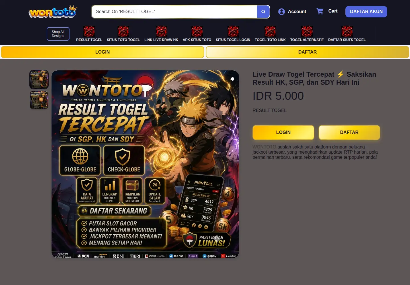 Screenshot of ggwangamujje.com