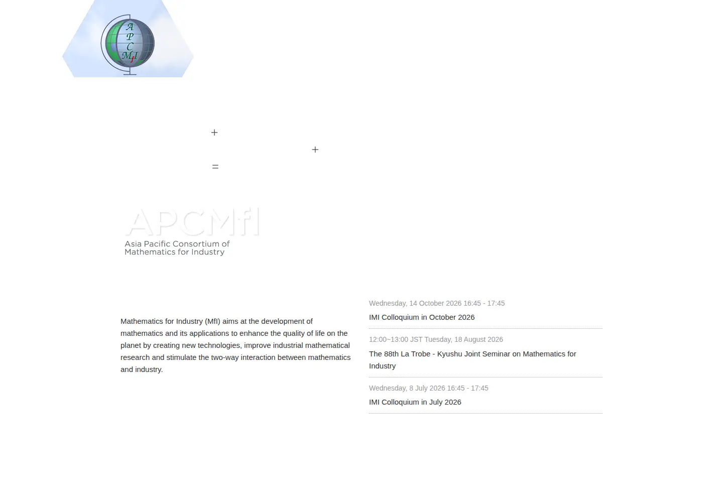 Screenshot of apcmfi.org