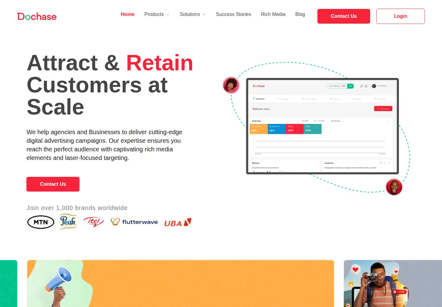 Screenshot of dochase.com