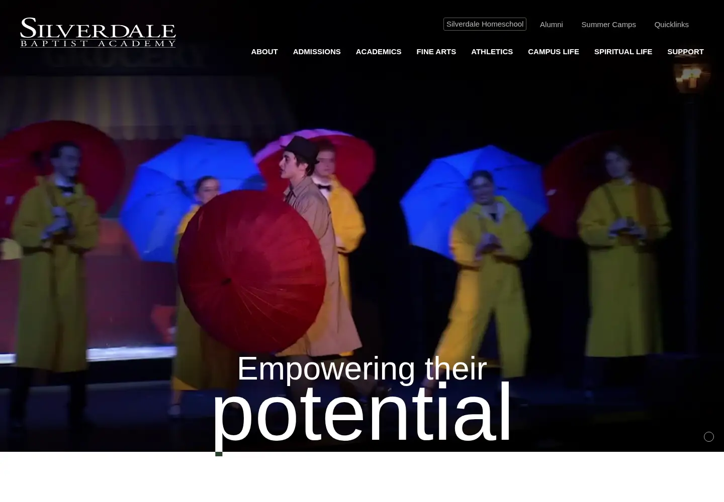 Screenshot of silverdaleba.org