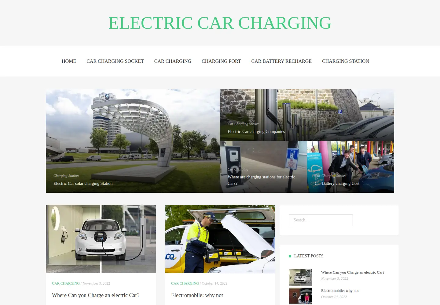 Screenshot of electric-car-charging.org