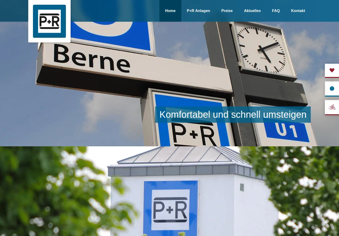 Captured homepage of pr.hamburg in the current scan