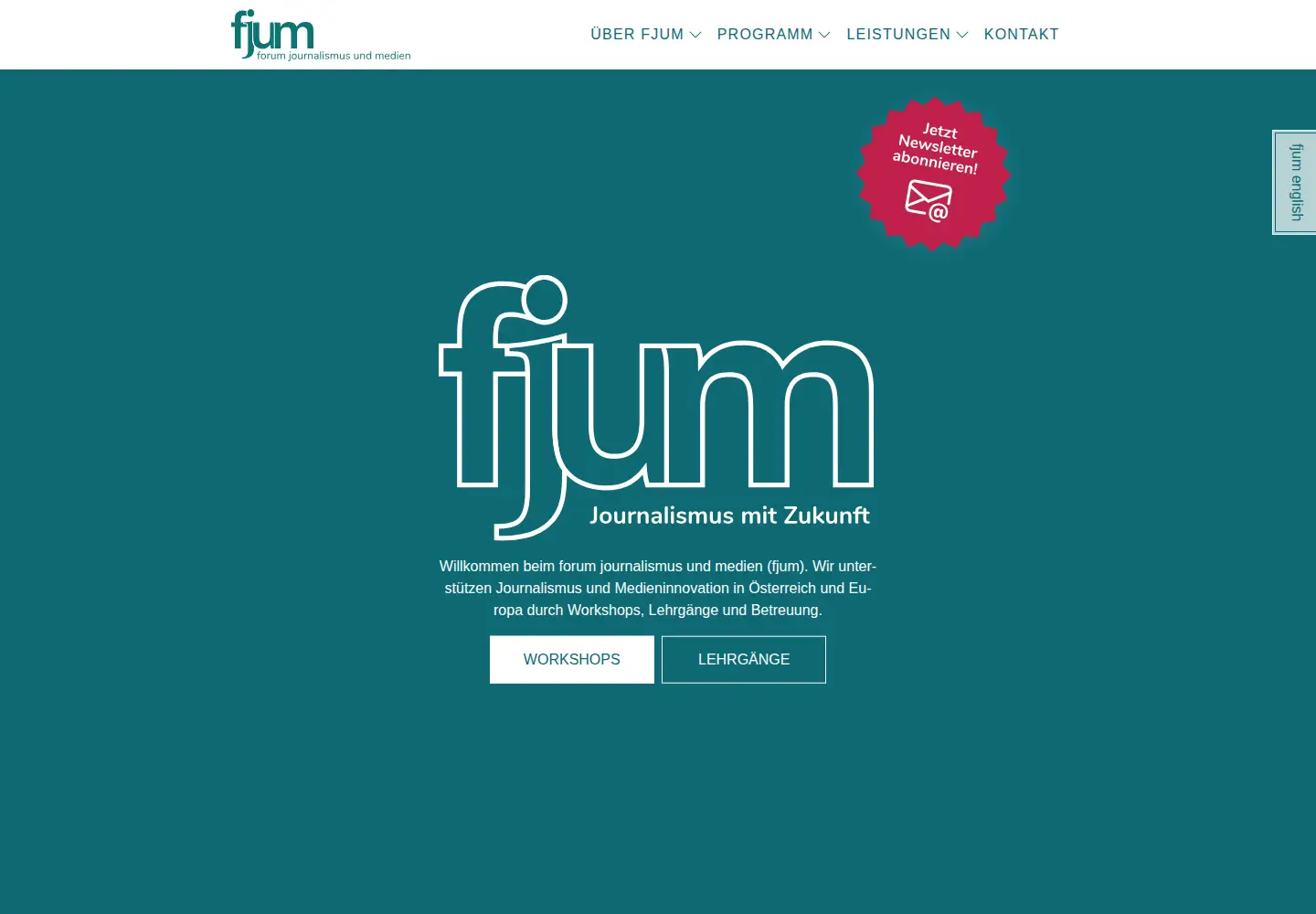 Screenshot of fjum-wien.at