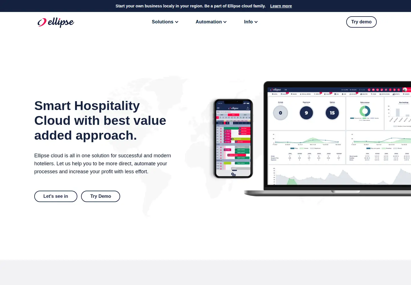 Screenshot of ellipsecloud.com