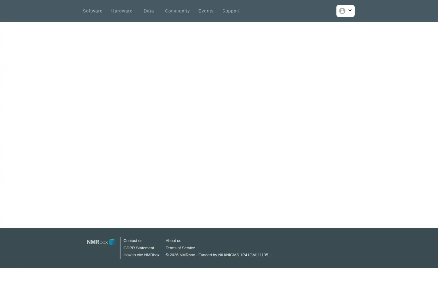 Screenshot of nmrbox.org