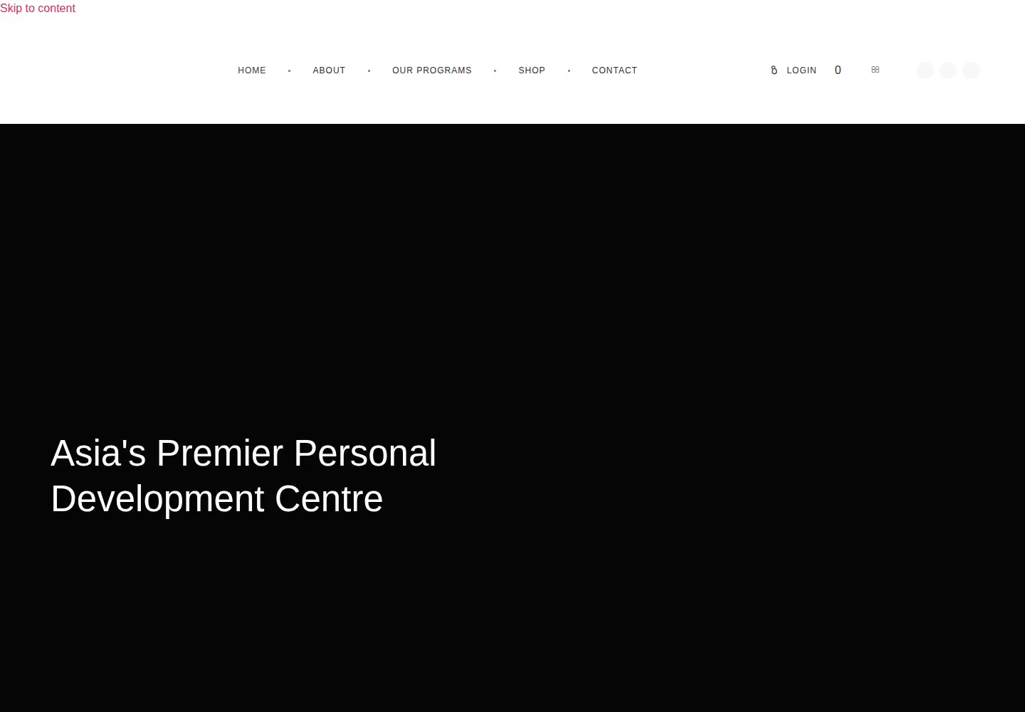 Captured homepage of soulcentre.org in the current scan