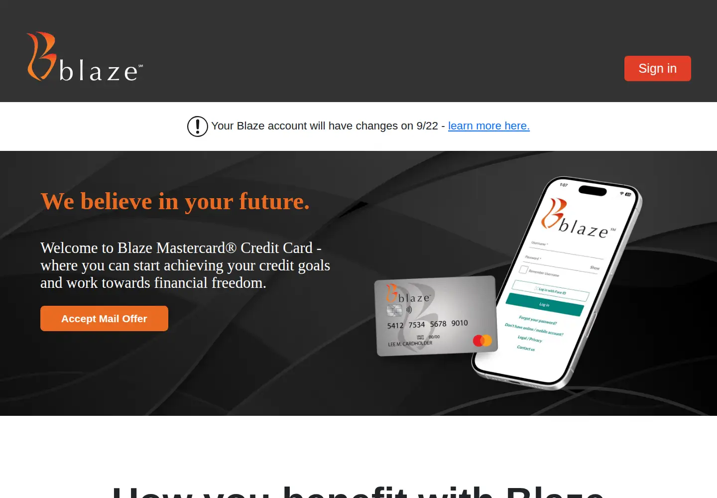 Screenshot of blazecc.com