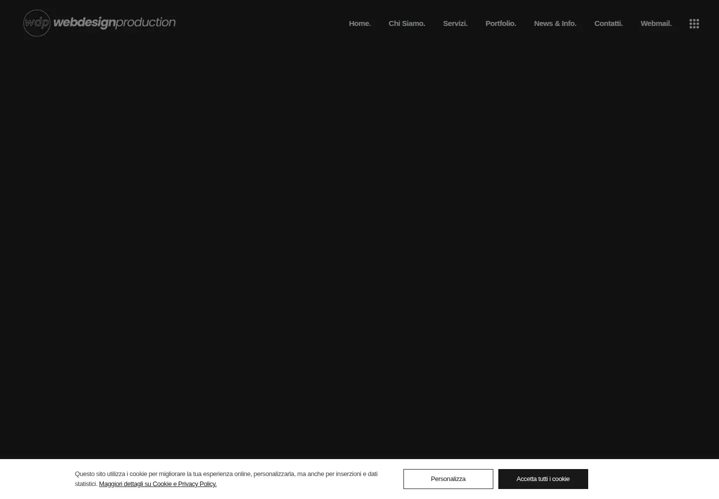 Captured homepage of wdpro.it in the current scan
