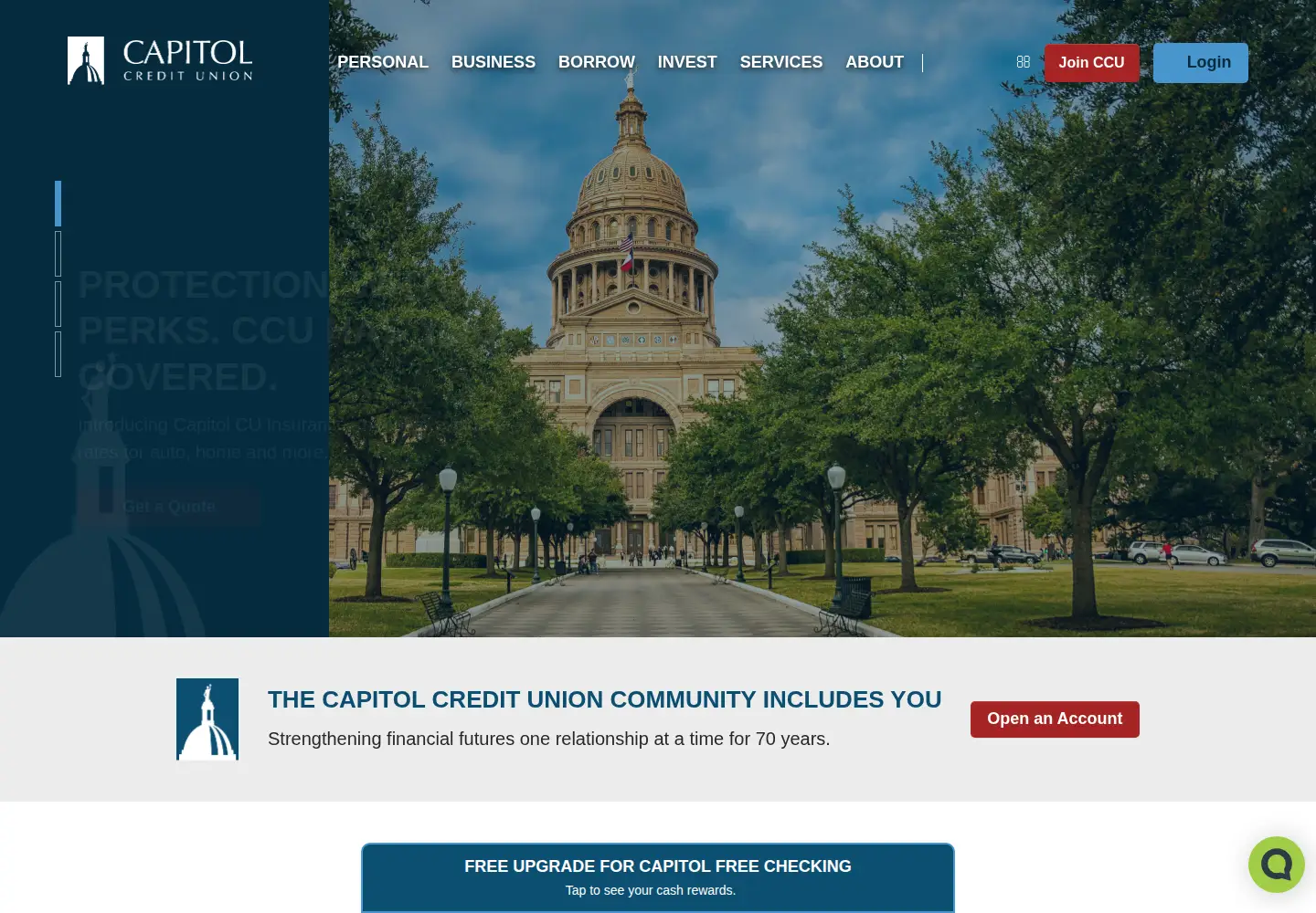 Screenshot of ccutx.org