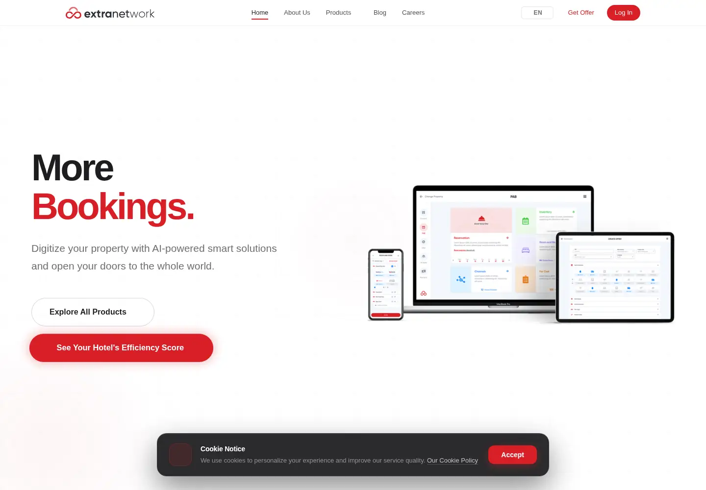 Screenshot of extranetwork.com