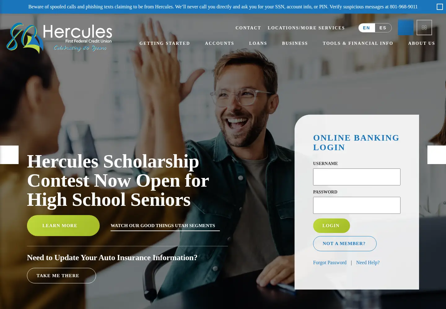 Screenshot of herculescu.com