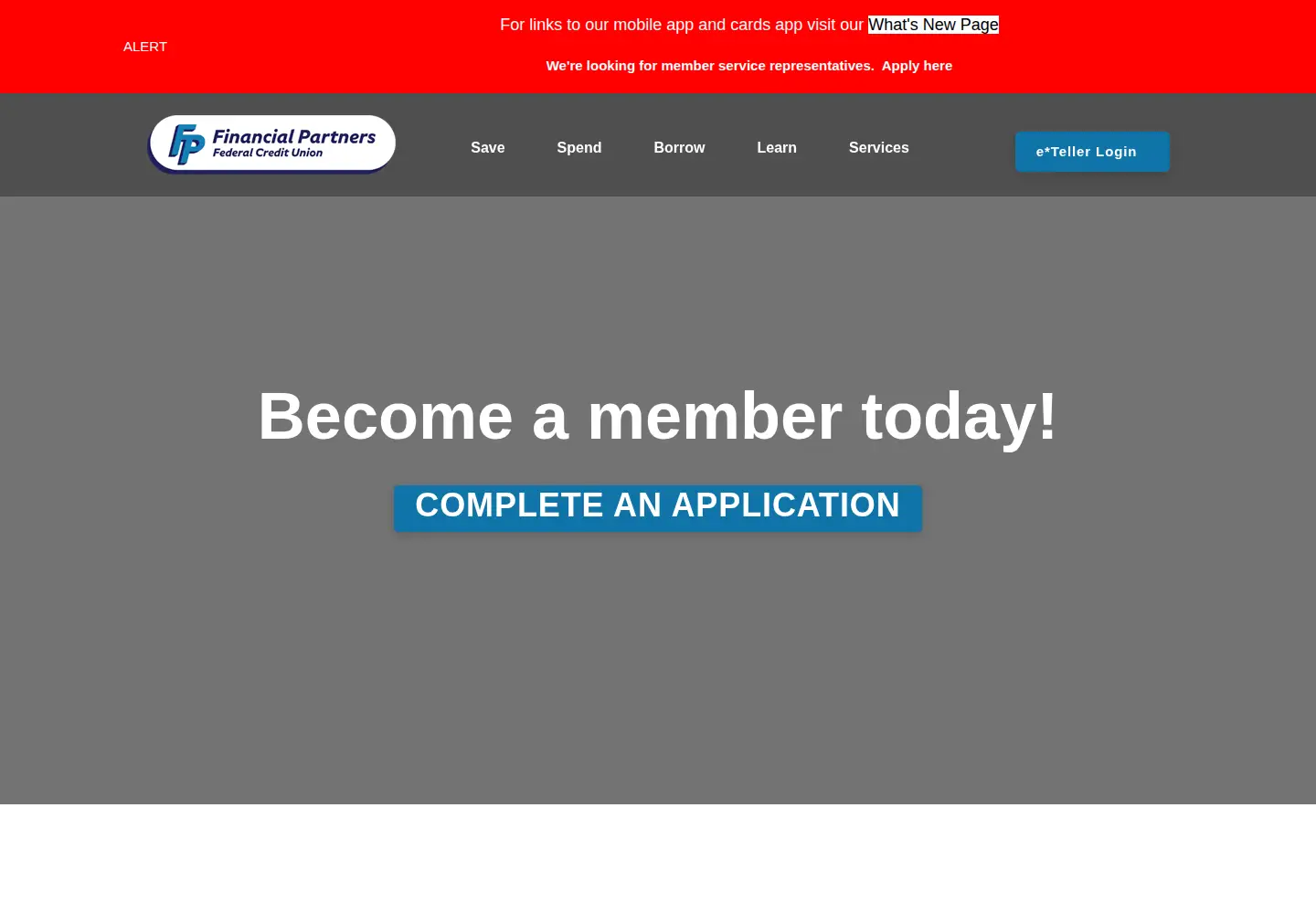 Screenshot of financialpartnersfcu.org