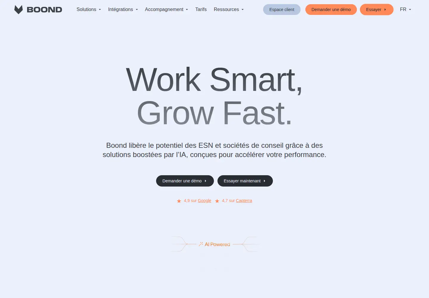 Screenshot of boondmanager.com