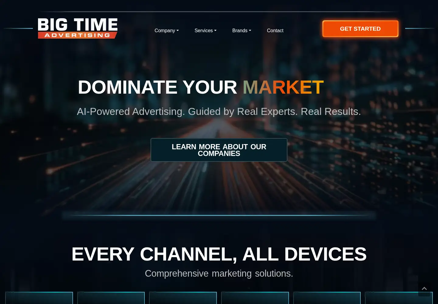 Screenshot of gowithbigtime.com