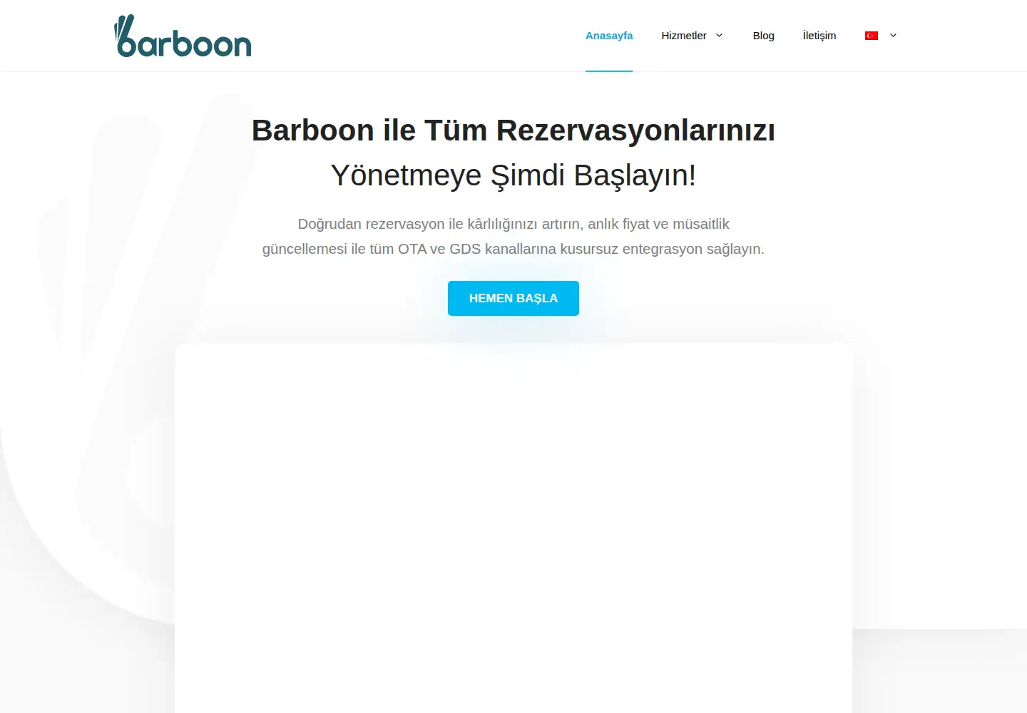 Captured homepage of barboon.net in the current scan