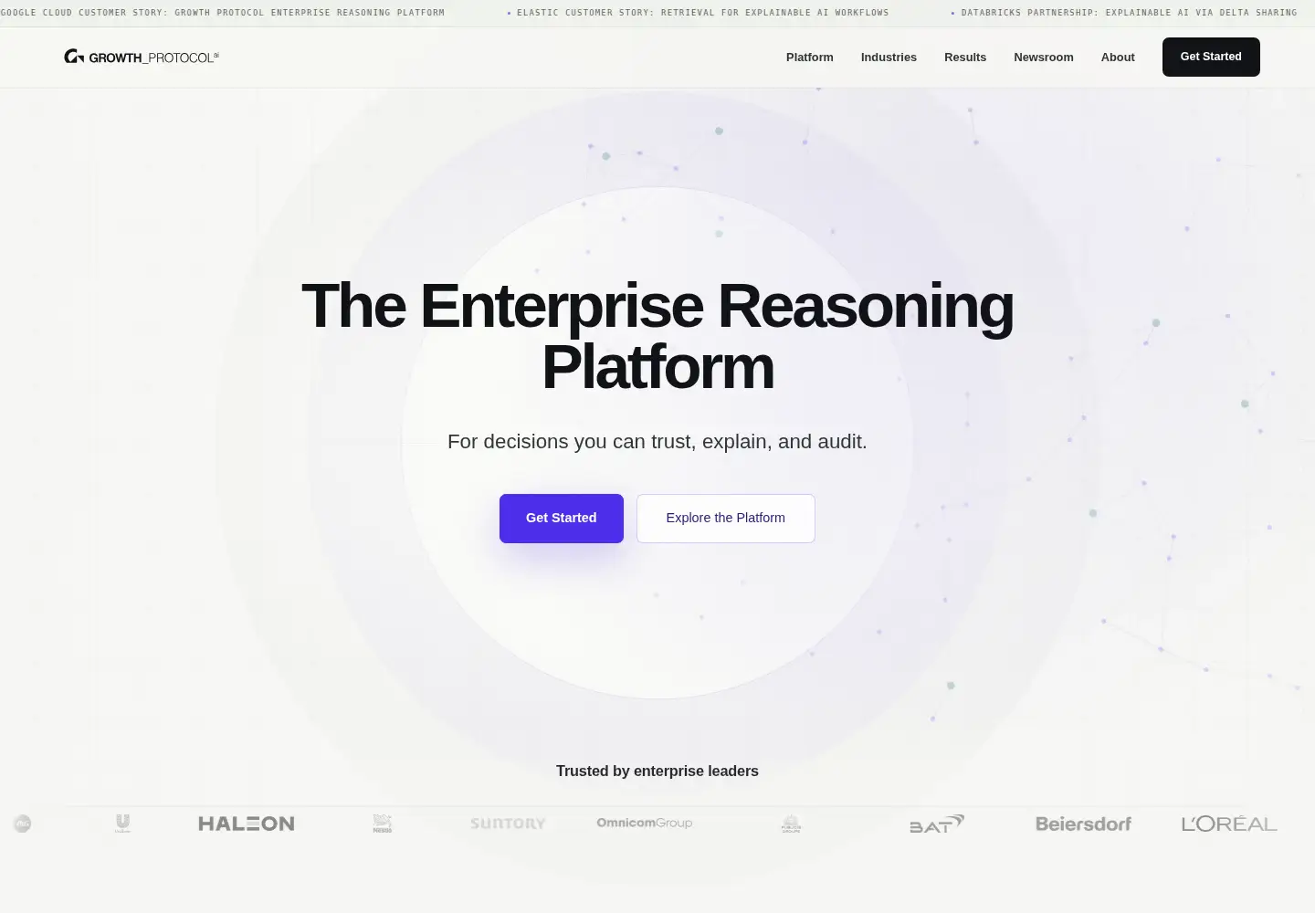Screenshot of growthprotocol.ai