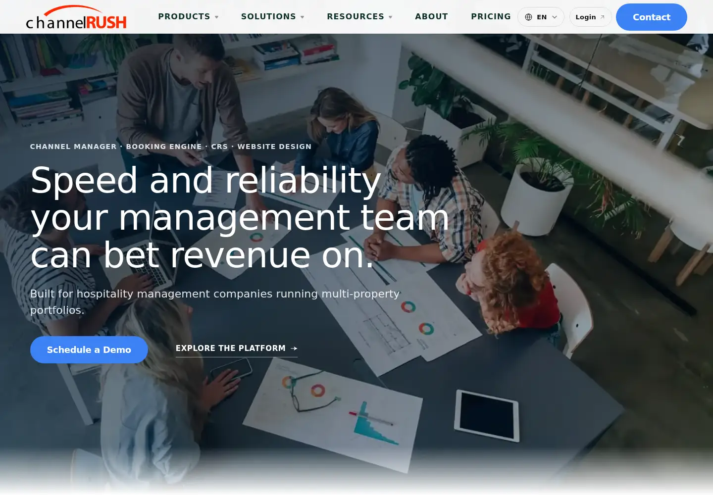 Screenshot of channelrush.com