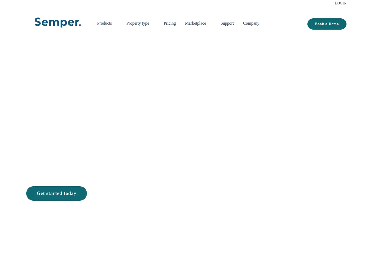 Captured homepage of semperpms.com in the current scan
