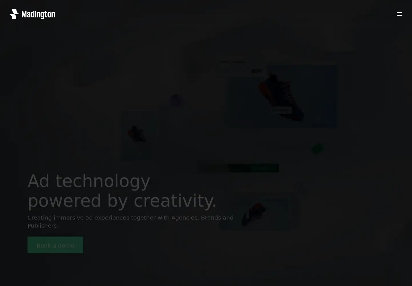 Screenshot of madington.com