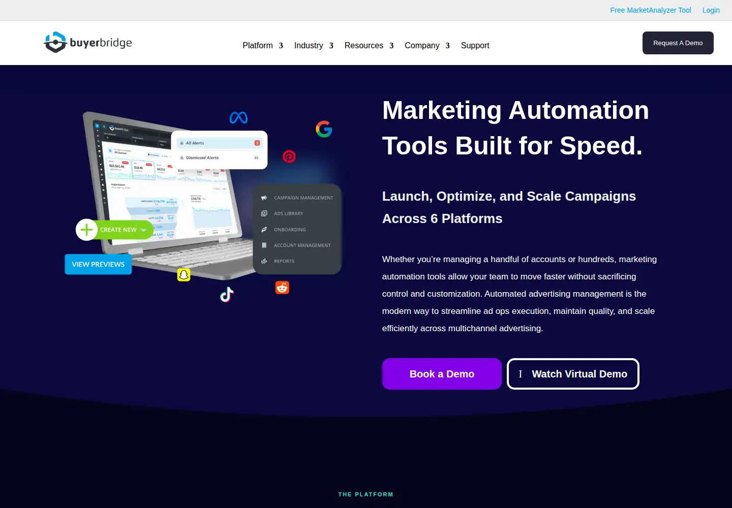 Screenshot of buyerbridge.com