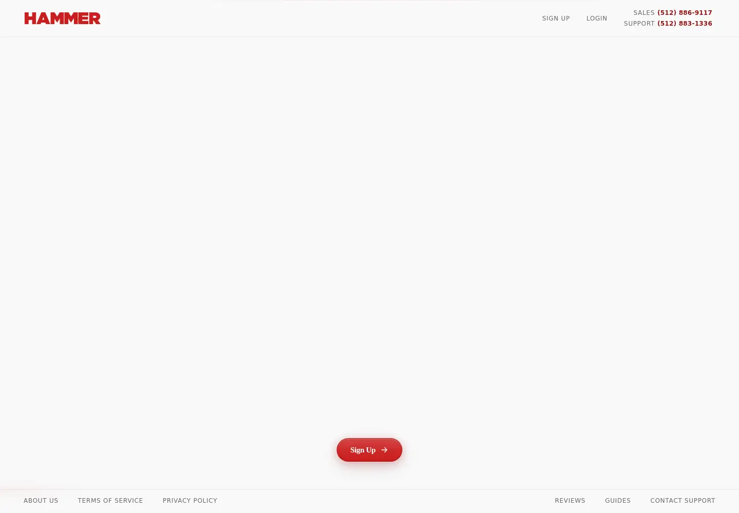 Screenshot of hammertime.com