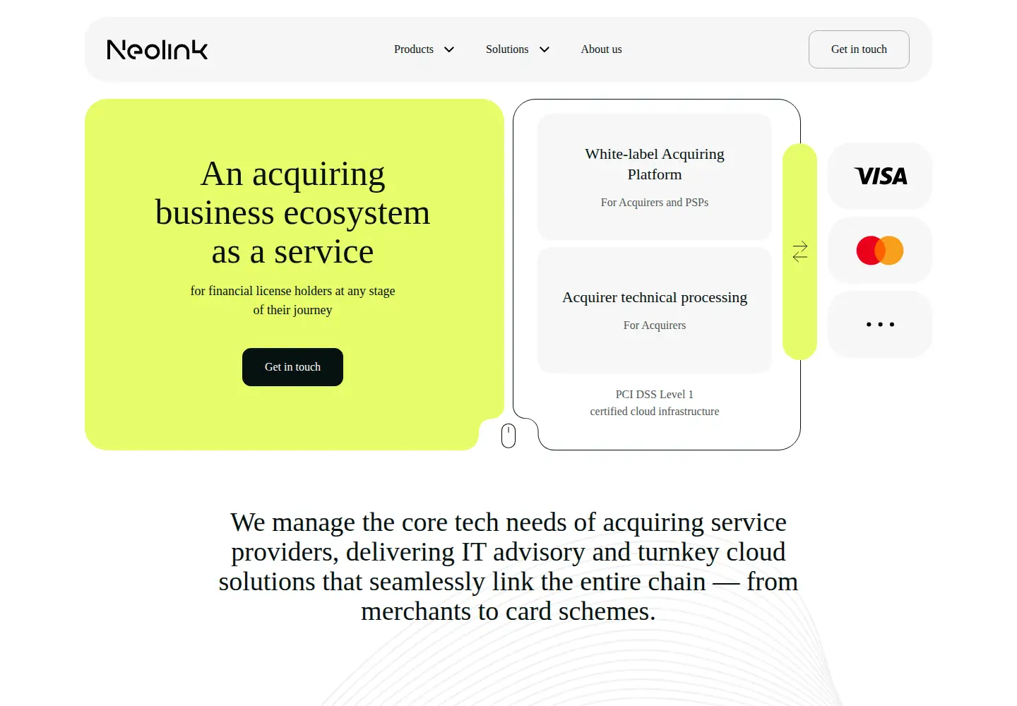 Screenshot of neolink.io