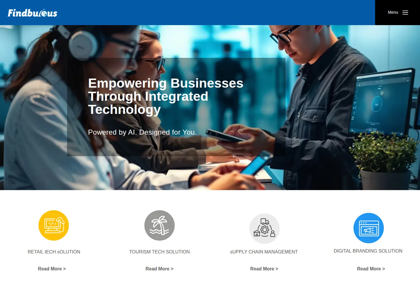 Screenshot of findbulous.com