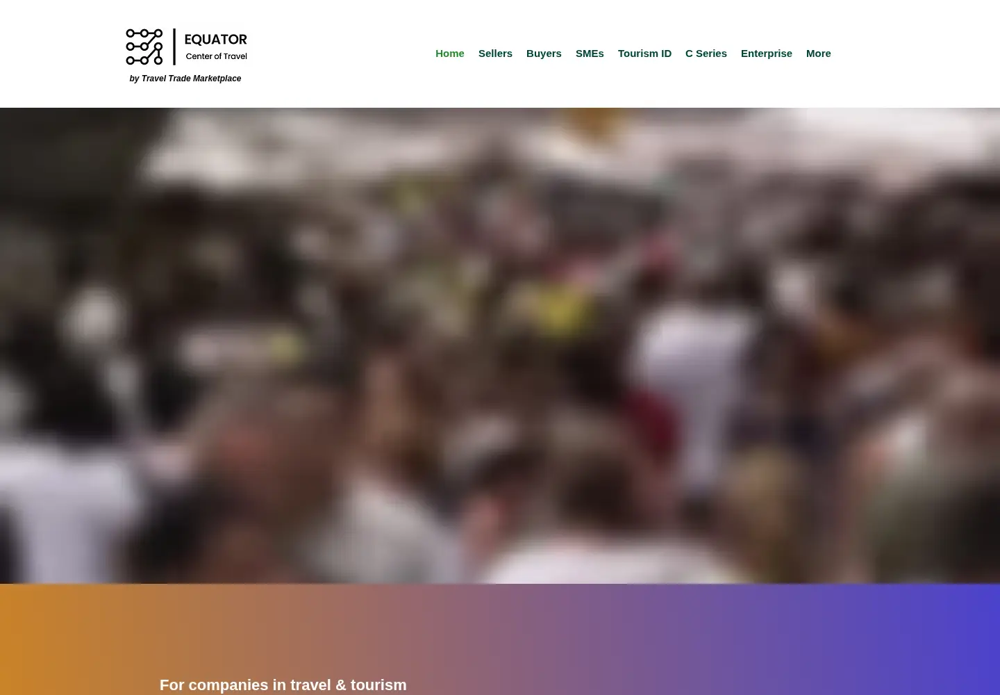Screenshot of equator.travel