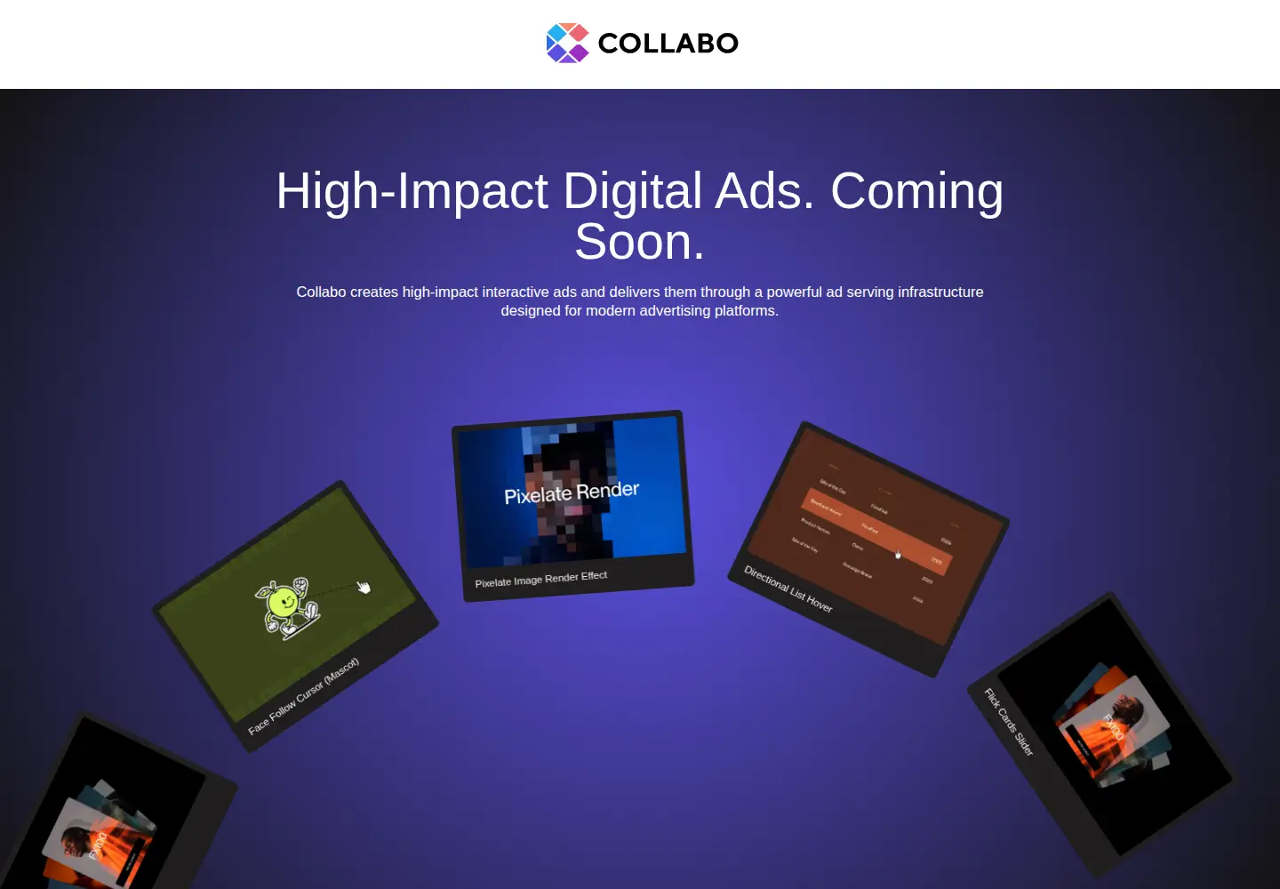 Captured homepage of collabollc.com in the current scan