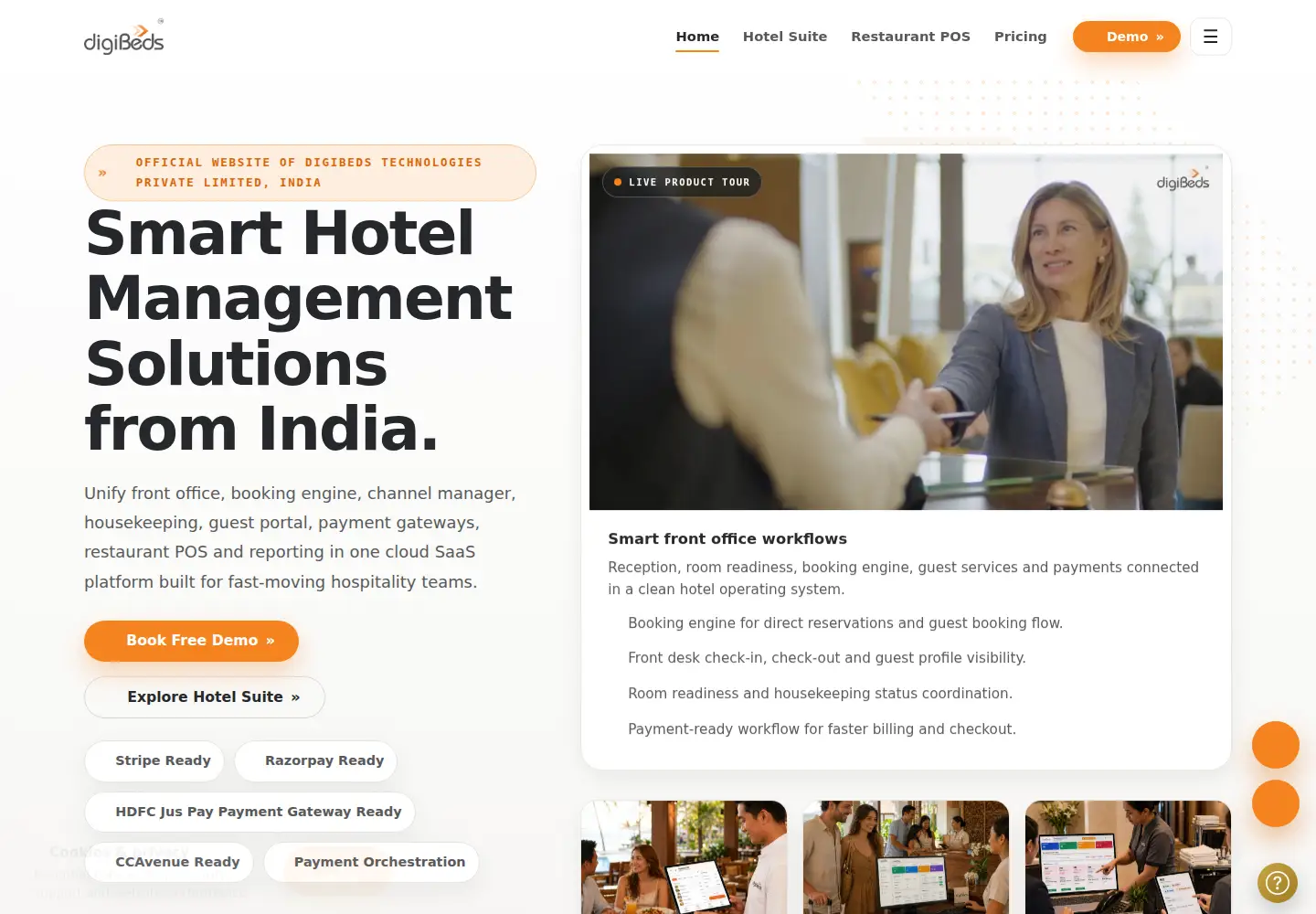 Screenshot of digibeds.com